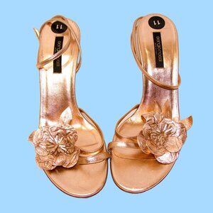 Fairycore fae cottagecore coquette soft girl feminine rose gold heels size 41